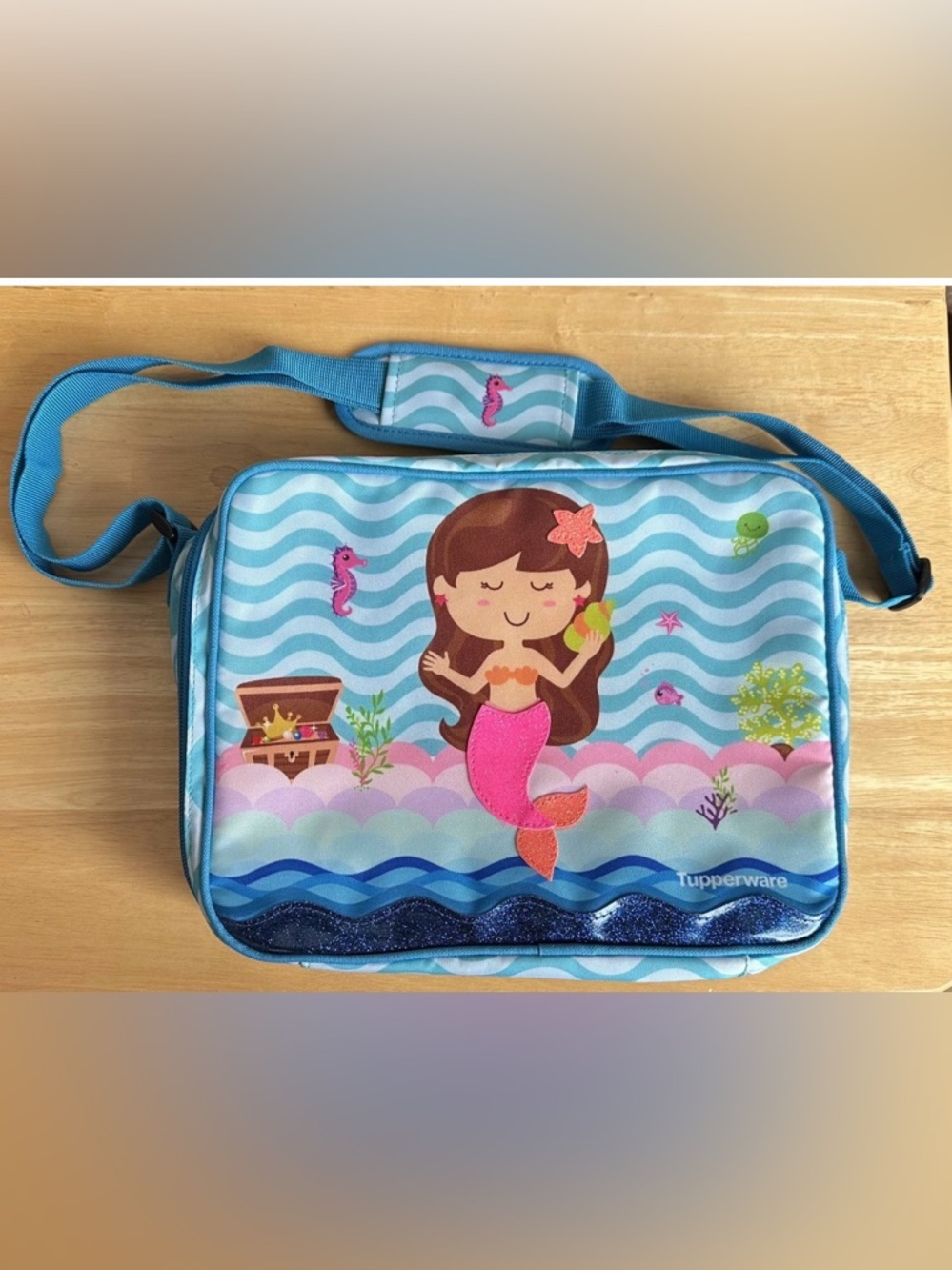 Tupperware Beautiful Mermaid Design Lunch Bag Tote